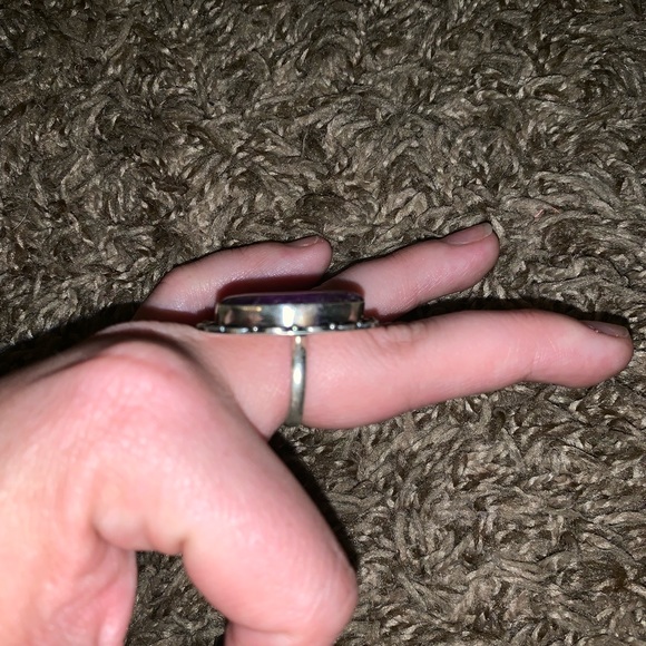 Purple Solar Quartz Ring - Picture 8 of 8